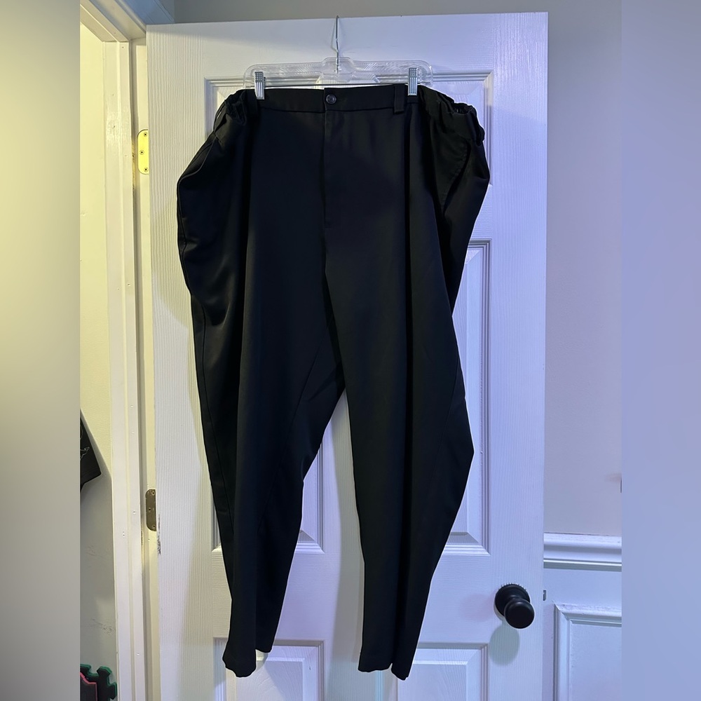 56W/30L Oak Hill Black Dress Pants